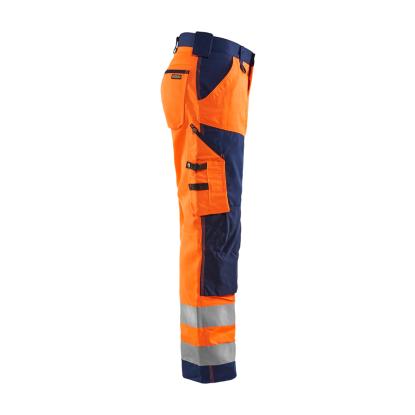 Blåkläder 1566 high vis buks, hi-vis orange/marineblå
