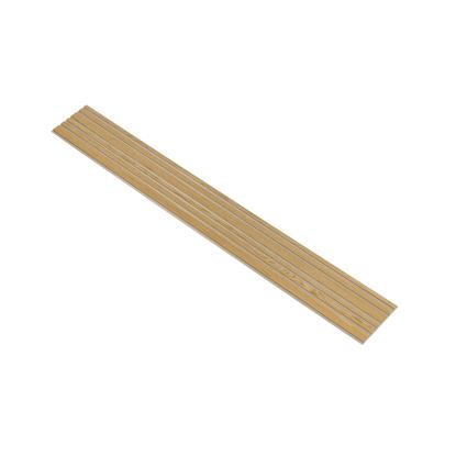 I-Wood Basic Mixed akustikpanel, klar olieret, beige filt og lys kerne, egefiner, 16 x 300 mm 