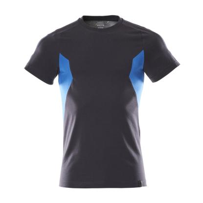 MASCOT ACCELERATE T-shirt, mørk marine/azurblå