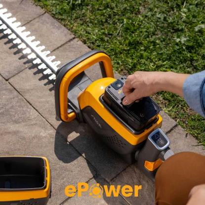 STIGA HT 500e hækkeklipper med 2 Ah batteri og lader