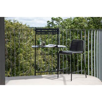 Venture Design Borneo altanbord, sort, 120 x 57 x 77 cm