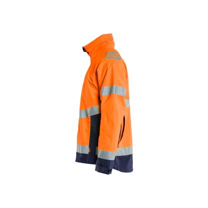 Blåkläder 4760 high vis skaljakke, hi-vis orange/marineblå