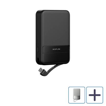 EcoFlow Rapid Mag Qi2 magnetisk powerbank, 10000 mAh, 65 W