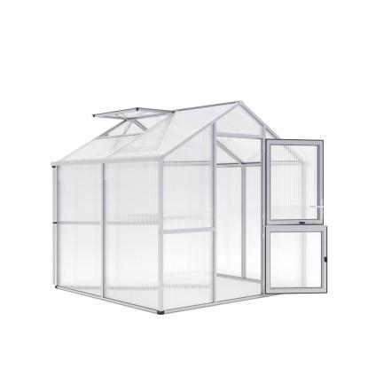 KGT Iris II drivhus, aluminium, 5,06 m²
