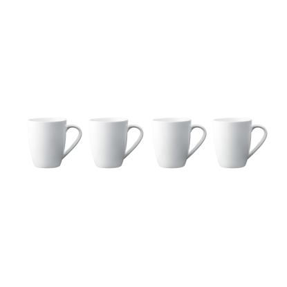 aida Café krus med hank, 30 cl, porcelæn, hvid - 4 stk.