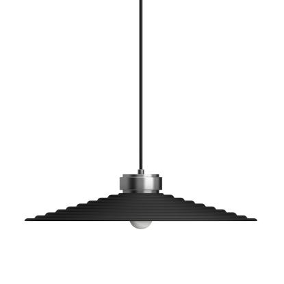 Herstal Sound L pendel, Ø60 cm, E27, dæmpbar, mat sort
