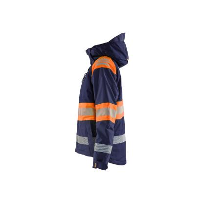 Blåkläder 4470 dame high vis vinterjakke, marineblå/hi-vis orange