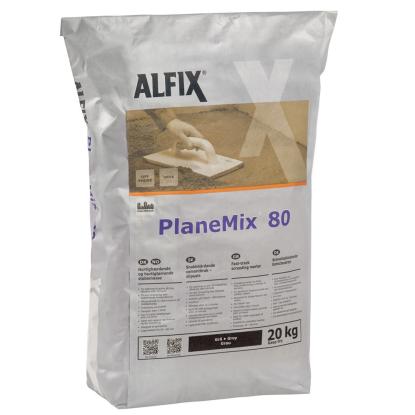 Alfix PlaneMix 80 støbemasse, grå - 20 kg