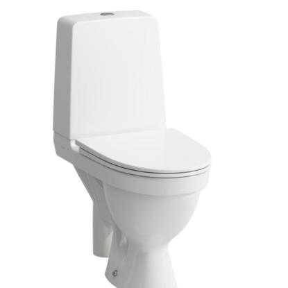 LAUFEN Kompas toilet med S-lås, skruemonteret, hvid