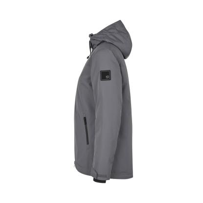 ID 0843 Hooded vinterjakke, dame, silver grey