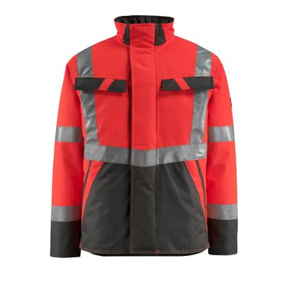 MASCOT SAFE LIGHT Penrith vinterjakke, hi-vis rød/mørk antracit