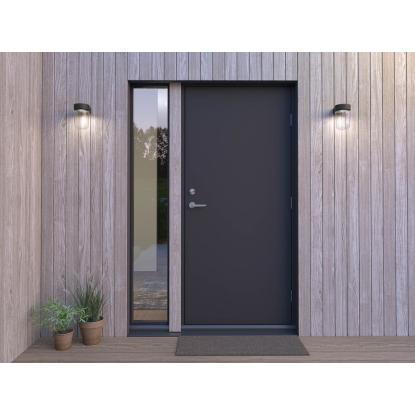 Belid Moon LED væglampe, Ø12,5 cm, dæmpbar, sort struktur