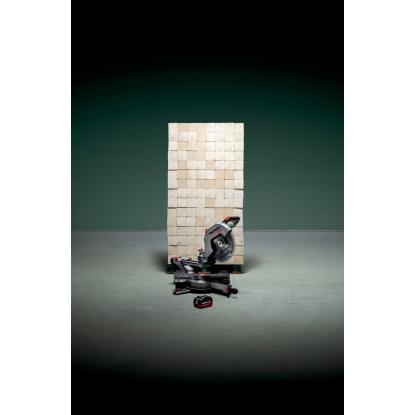 Metabo KGS 18 LTX BL 305 kap-/geringssav, 18V, med 2 x 8,0 Ah batteri og lader