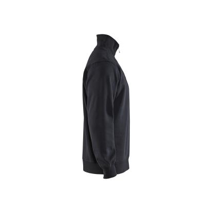 Blåkläder 3365 sweatshirt half-zip, sort