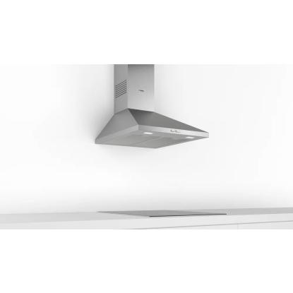 Bosch DWP64BC50 væghængt emhætte, rustfrit stål, 60 cm
