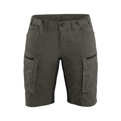 Blåkläder 7149 dame service shorts med stretch, olivengrøn/sort