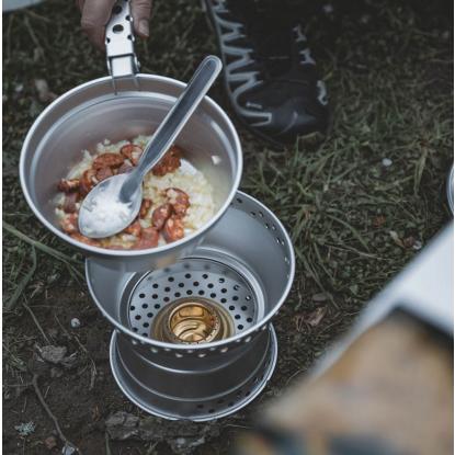easy camp stormkøkken og spritbrænder, aluminium