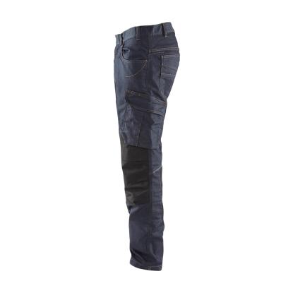 Blåkläder 1497 servicebuks denim stretch, marineblå/sort