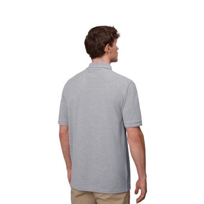 ID PRO Wear 0330 poloshirt med trykknap, grå melange
