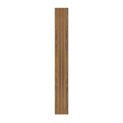 I-Wood Medio+ 4-lamel akustikpanel, klar olieret, brun filt og sort kerne, valnøddefiner, 17 x 300 mm
