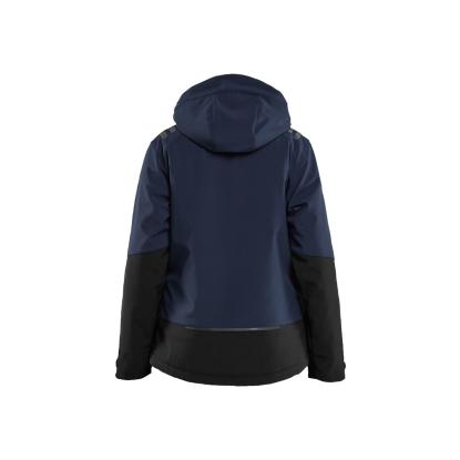 Blåkläder 4751 dame letforet vinter softshelljakke, mørk marineblå/sort