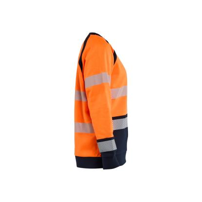 Blåkläder 3454 dame multinorm sweatshirt inherent, hi-vis orange/marineblå