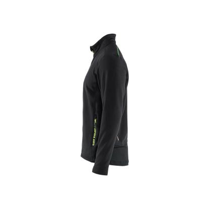 Blåkläder 4765 microfleece jakke, sort/hi-vis gul