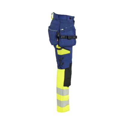 Blåkläder 7025 dame high vis buks 4-vejs stretch, marineblå/hi-vis gul