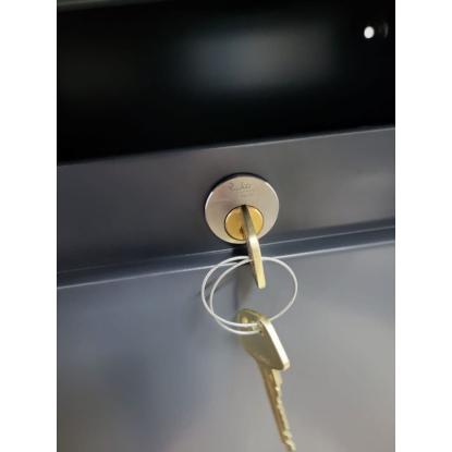 Bravios Elegance Exclusive postkasse med lås, mørk grøn
