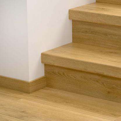 Pergo vinyl trappeafdækning/trappeforkantsprofil, Smoked Valley Oak, 1484 x 146 x 62 mm