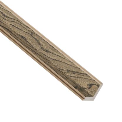 I-Wood UniPanel indvendigt hjørne, mørkebrun olieret, lys kerne, egefiner, 16 x 55 x 2780 mm