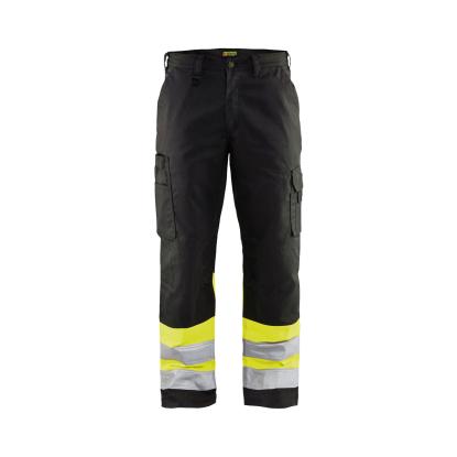 Blåkläder 1564 high vis buks, sort/hi-vis gul