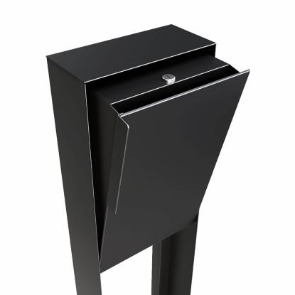 Bravios Faro postkasse med stander, sort
