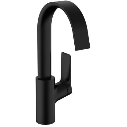 hansgrohe Vivenis 210 håndvaskarmatur med svingtud og bundventil, mat sort