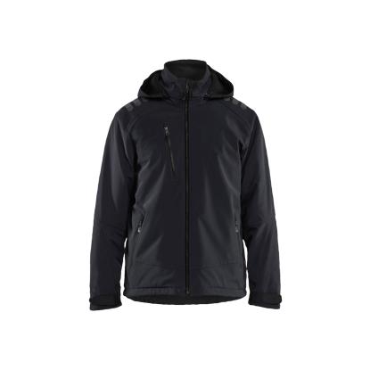 Blåkläder 4750 letforet vinter softshelljakke, sort/sort