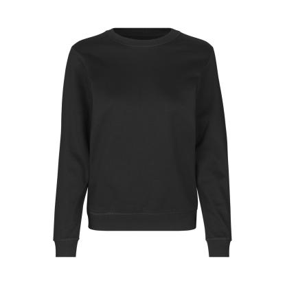 ID 0683 sweatshirt, økologisk, dame, sort
