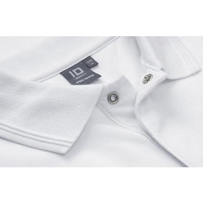 ID PRO Wear 0330 poloshirt med trykknap, hvid