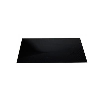 Silverline stænkplade, 80 x 45 cm, sort