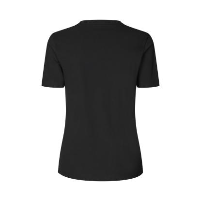 Seven Seas S521 T-shirt, økologisk, dame, sort
