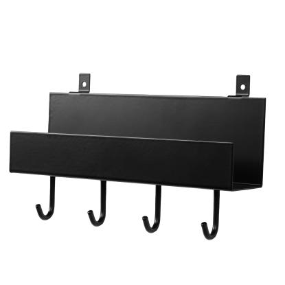 Millex hylde til akustikpanel, 4 kroge, 21,5 cm, sort