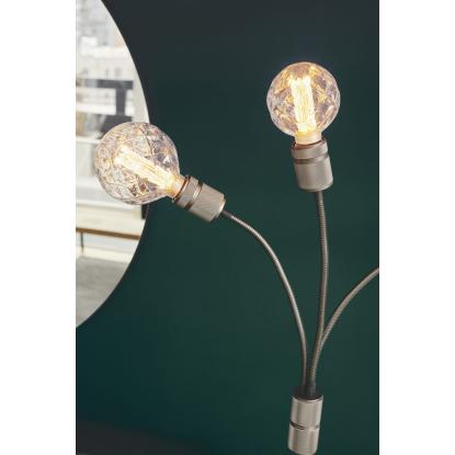 Halo Design Halo gulvlampe, 140 cm, Ø5 cm, 3 x E27, sort