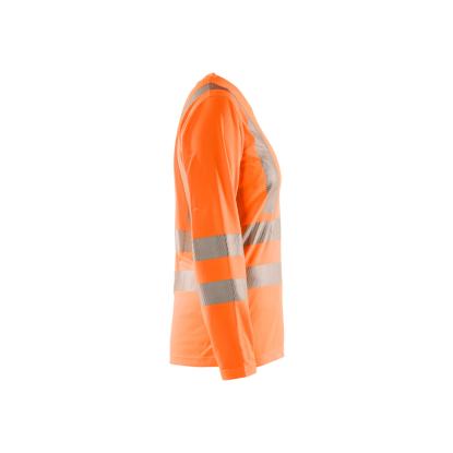 Blåkläder 3485 dame high vis t-shirt lang ærme, hi-vis orange