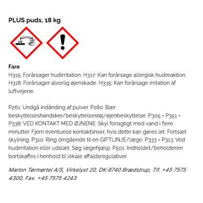CALSITHERM PLUS lysningsplade inkl. 18 kg puds, 15 x 250 x 500 mm - 20 stk.