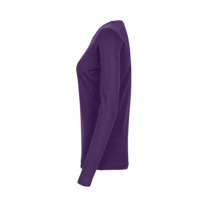 ID 0509 Interlock T-shirt med lange ærmer, dame, lilla