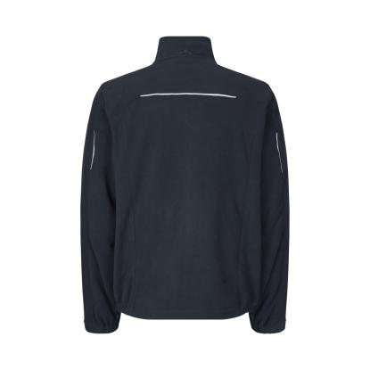ID 0792 Zip-n-Mix mikrofleece cardigan med refleks, navy