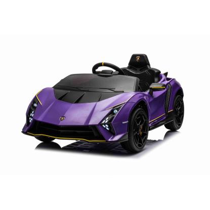 NORDIC PLAY Lamborghini Autentica elbil, 4 x 10,8 V batteri, EVA-hjul, lilla
