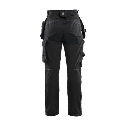 Blåkläder 7132 dame håndværker buks med stretch, sort
