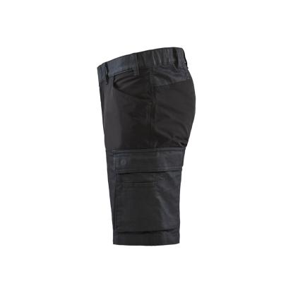 Blåkläder 1437 service shorts stretch, marineblå/sort