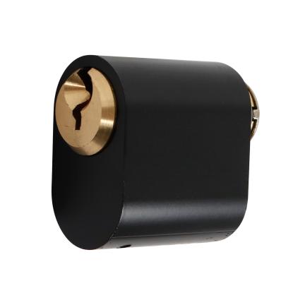 Home It oval cylinder med 7 stifter og 5 nøgler, sort - 2 stk.
