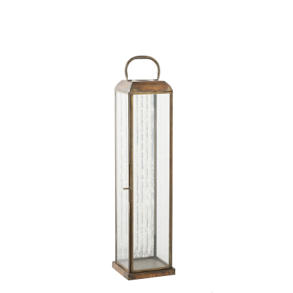 Herslev lanterne, antik messing look, H49 cm
